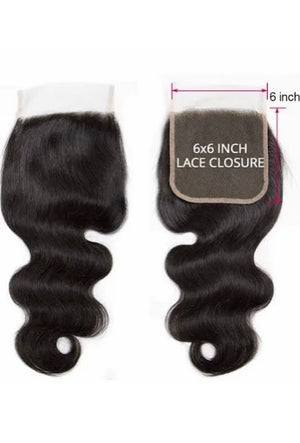 Open image in slideshow, 6x6 Lace closure
